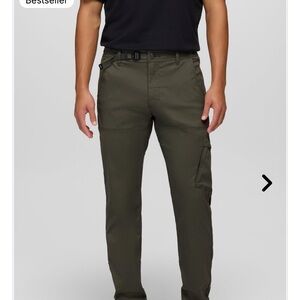 Prana dark brown Stretch Zion Straight pant